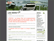 Tablet Screenshot of etangs-elan.com